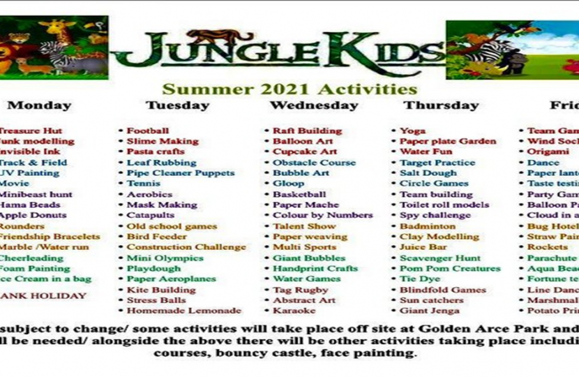 Jungle Kids Activities