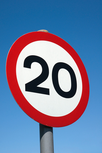 20mph sign 