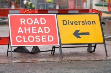 Road Closed Sign