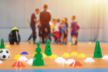 Children playing sport